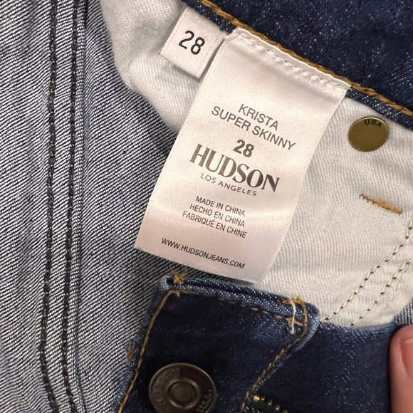 Hudson- Krista Super Skinny- size 28 - Picture 2 of 3